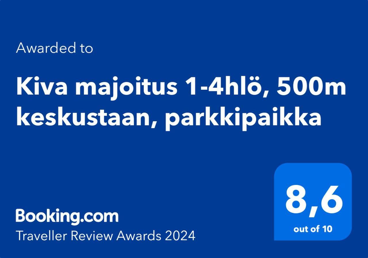 Kiva Majoitus 1-4Hloe, 500M Keskustaan, Parkkipaikka Apartment Оулу Екстериор снимка