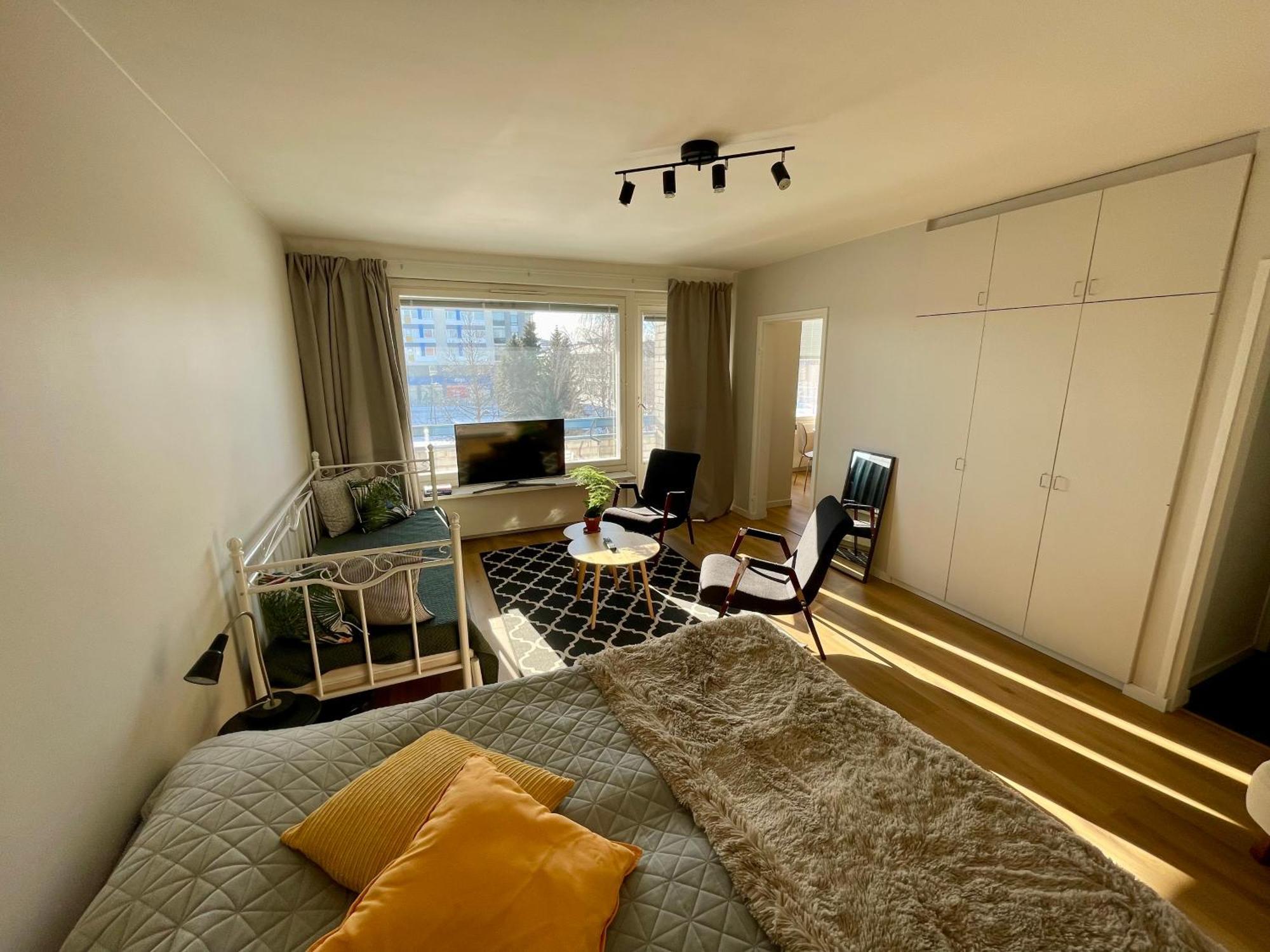 Kiva Majoitus 1-4Hloe, 500M Keskustaan, Parkkipaikka Apartment Оулу Екстериор снимка